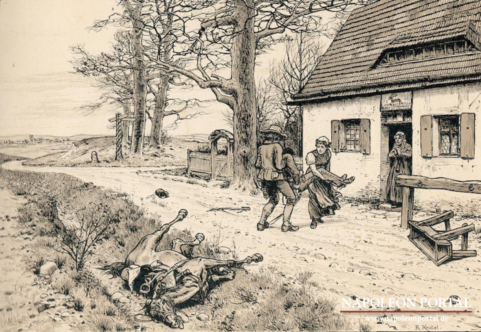 1807 - Nach dem Scharmützel.