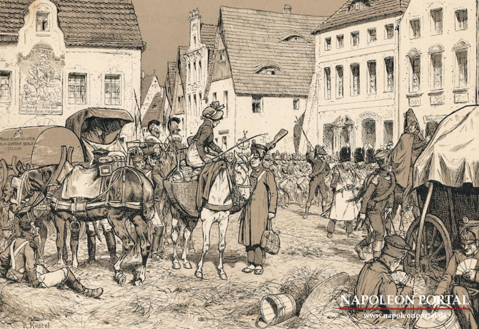 1812 - Vom Marsche der großen Armee nach Rußland.